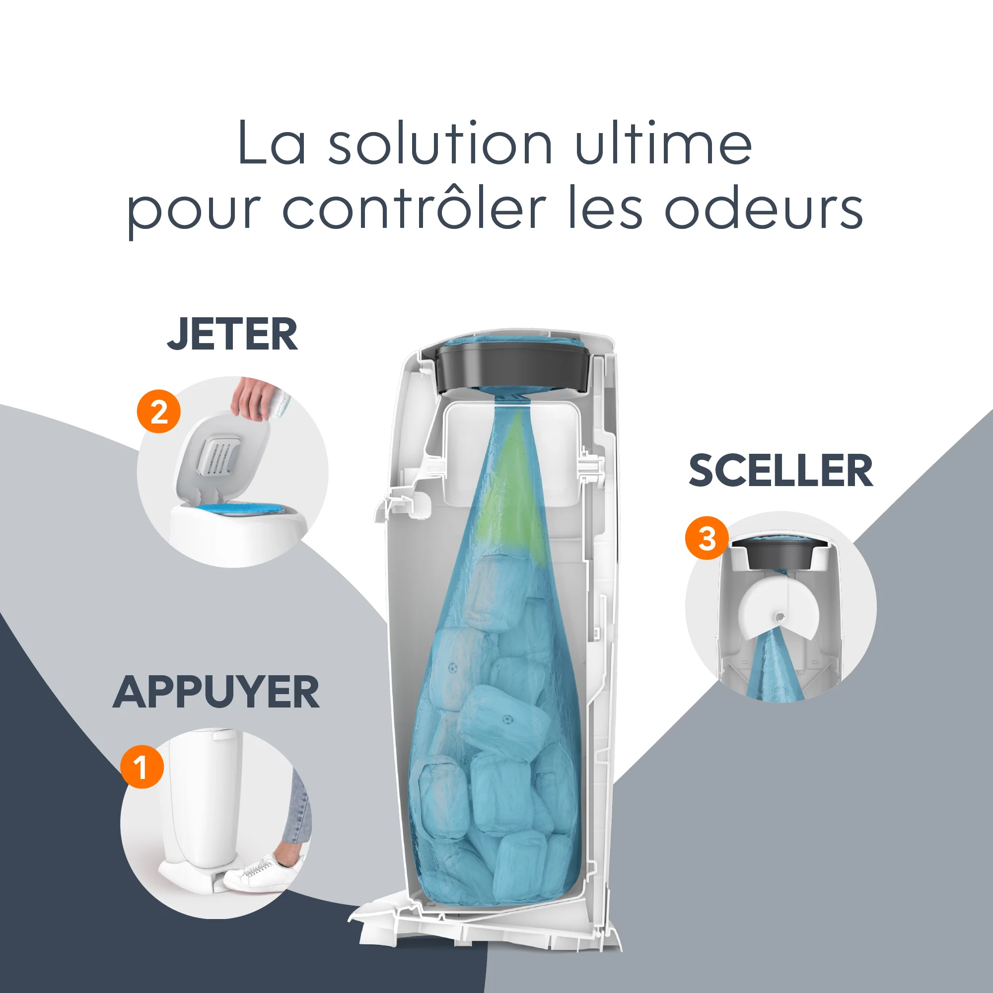 Diaper Genie® Complete Starter Set Pail - Image 18