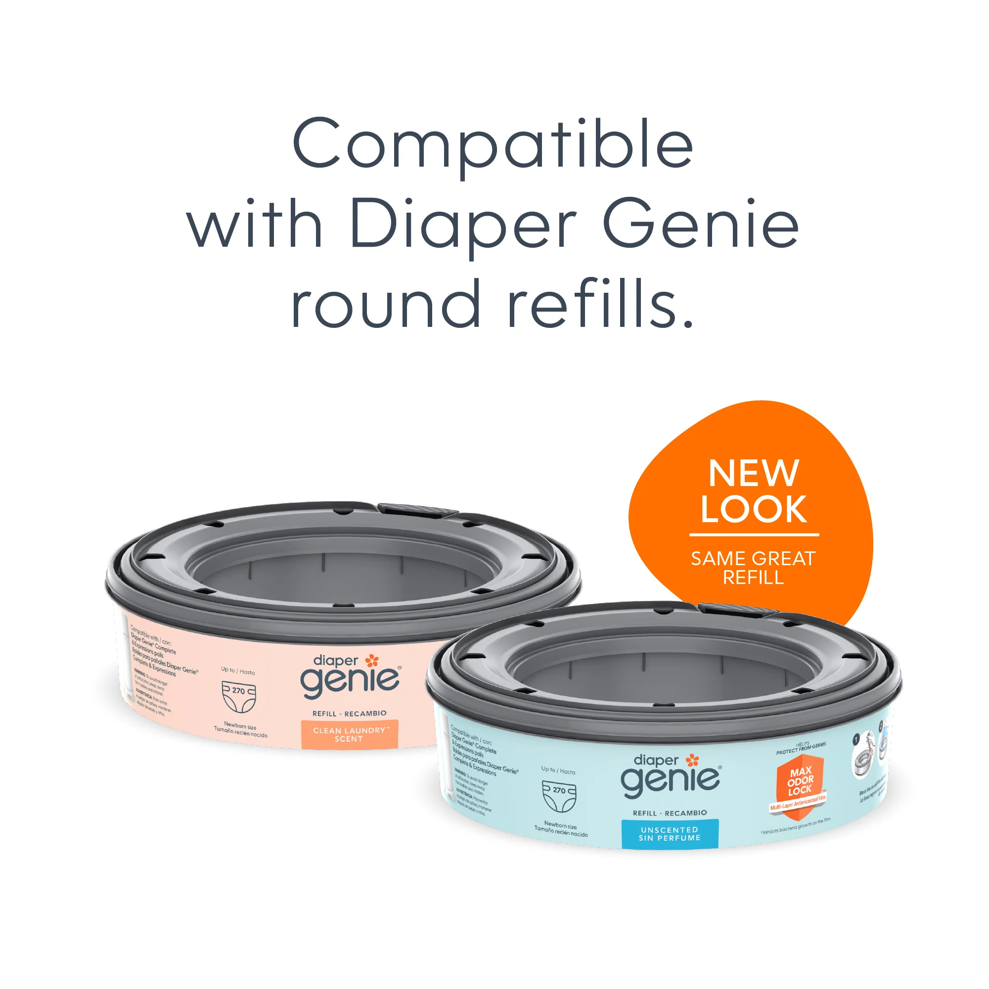 Diaper Genie® Complete Starter Set Pail - Image 7