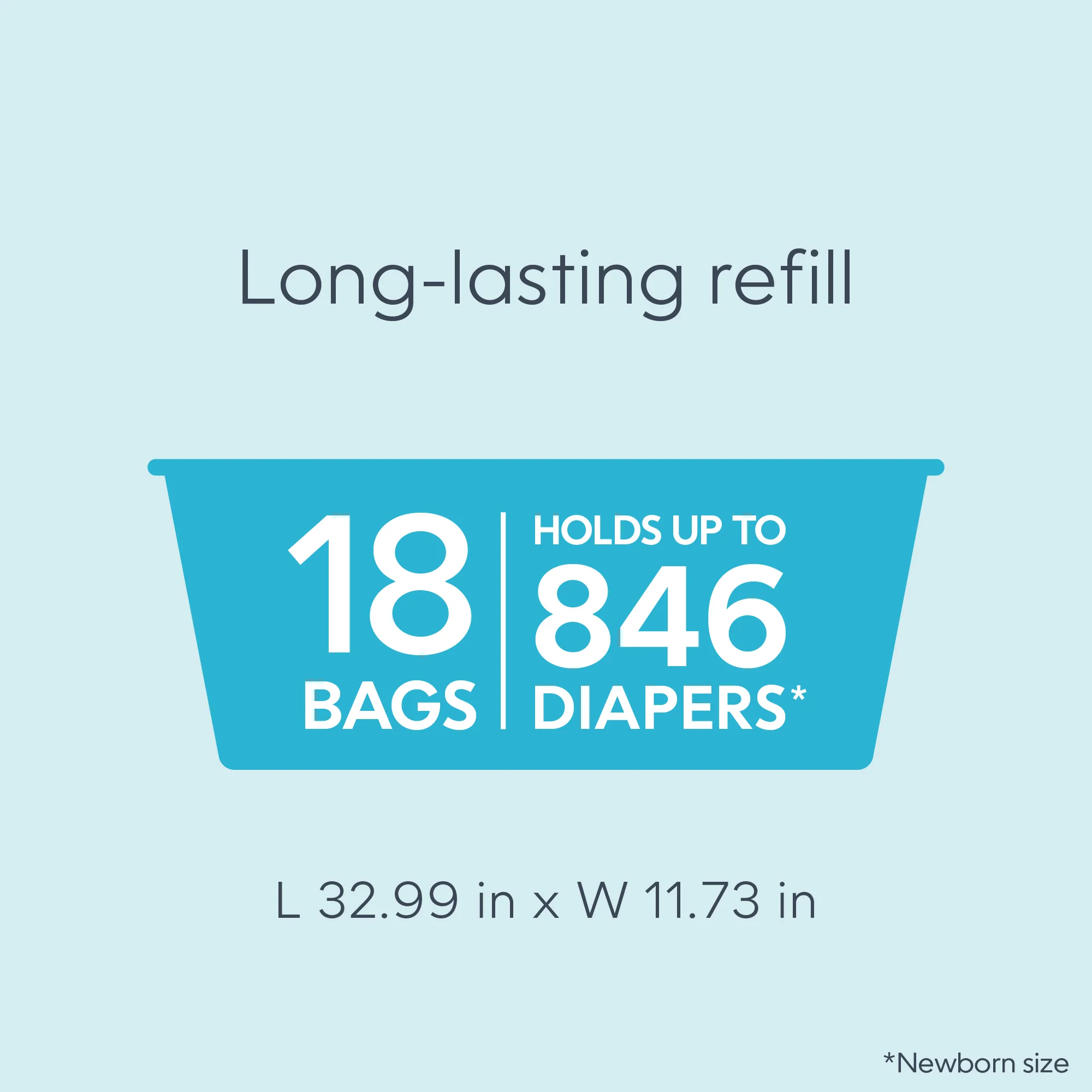 Diaper Genie® Easy Roll Pail Refill - Image 17