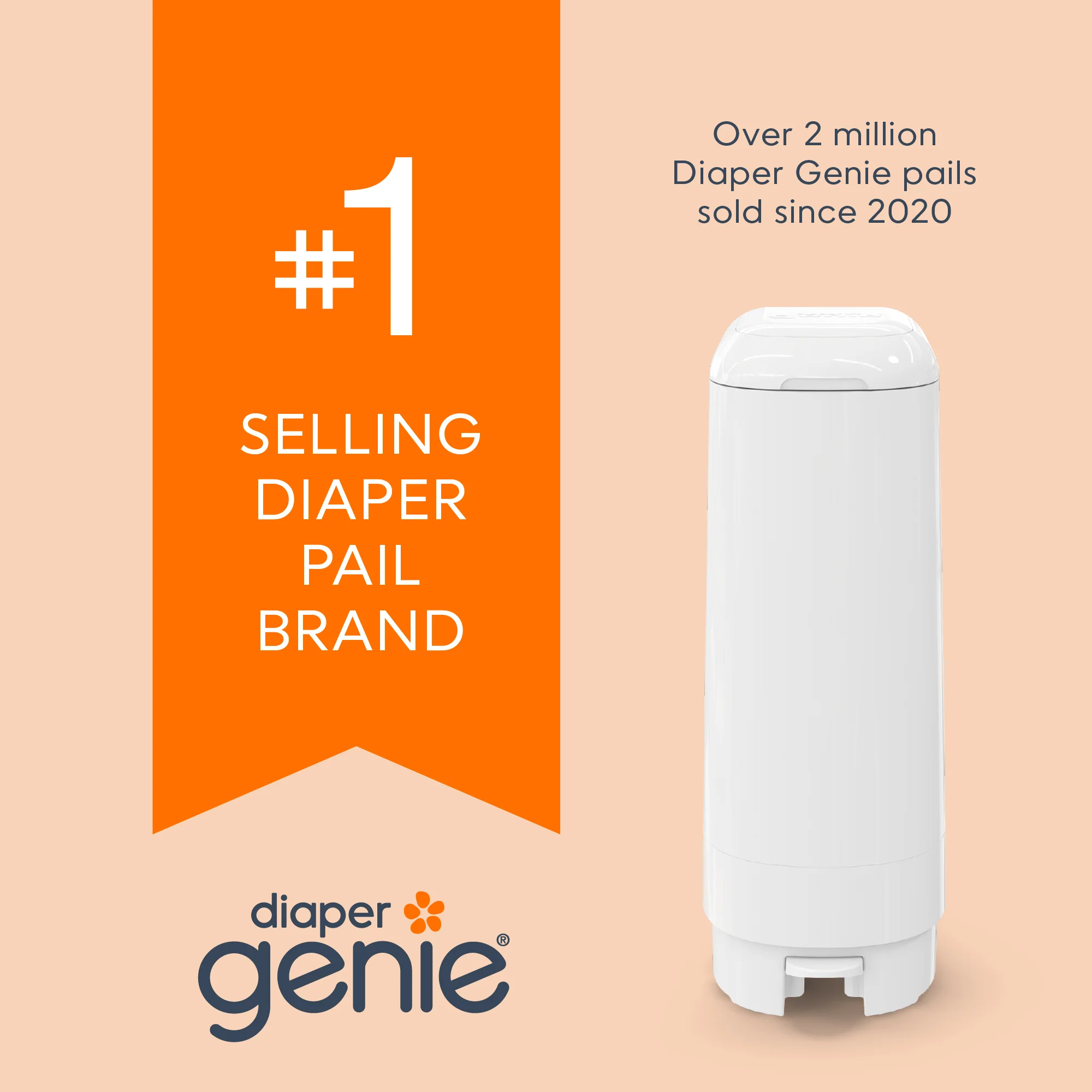 Diaper Genie® Easy Roll Pail Refill (65% Recycled) - Image 11