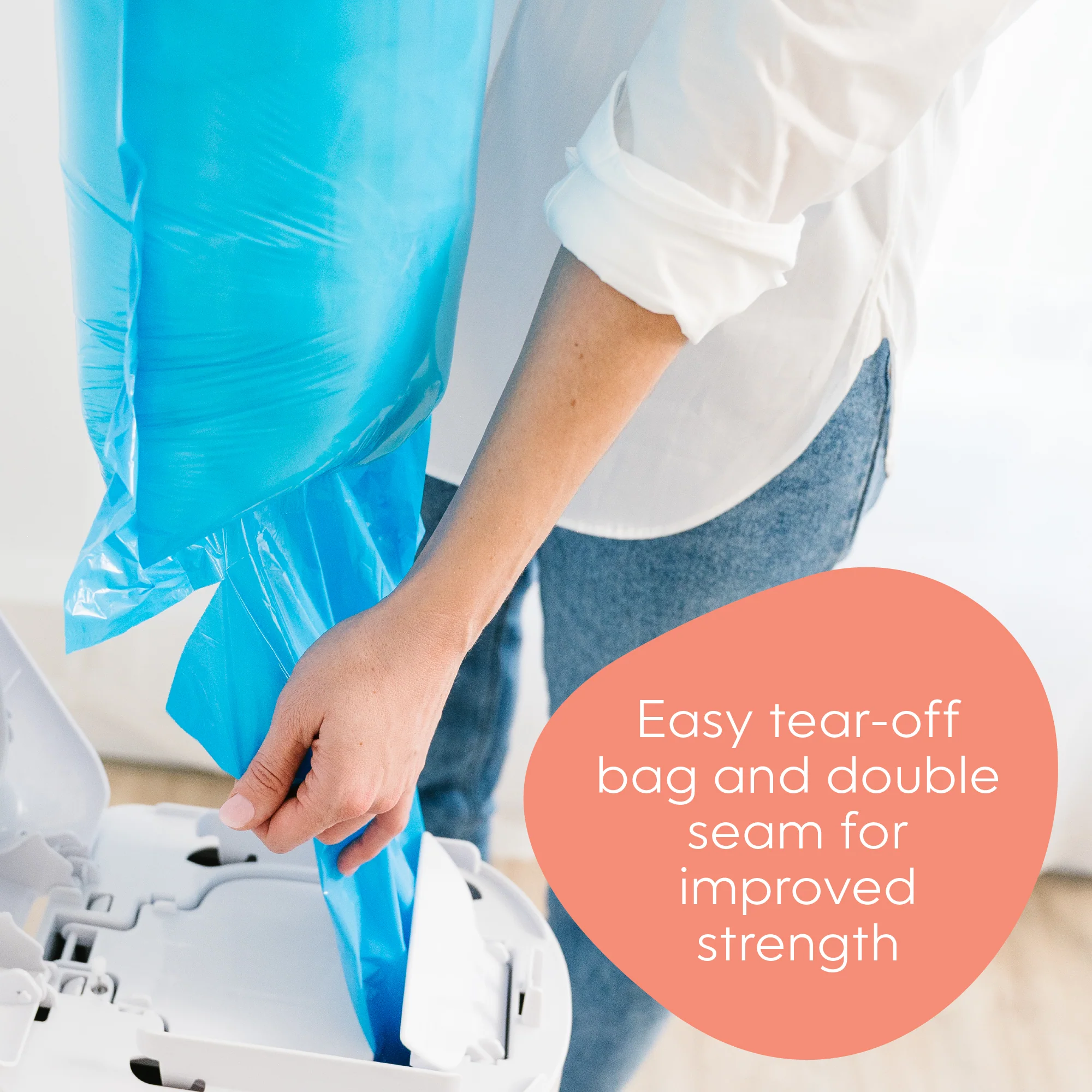 Diaper Genie® Easy Roll Pail Refill (65% Recycled) - Image 6
