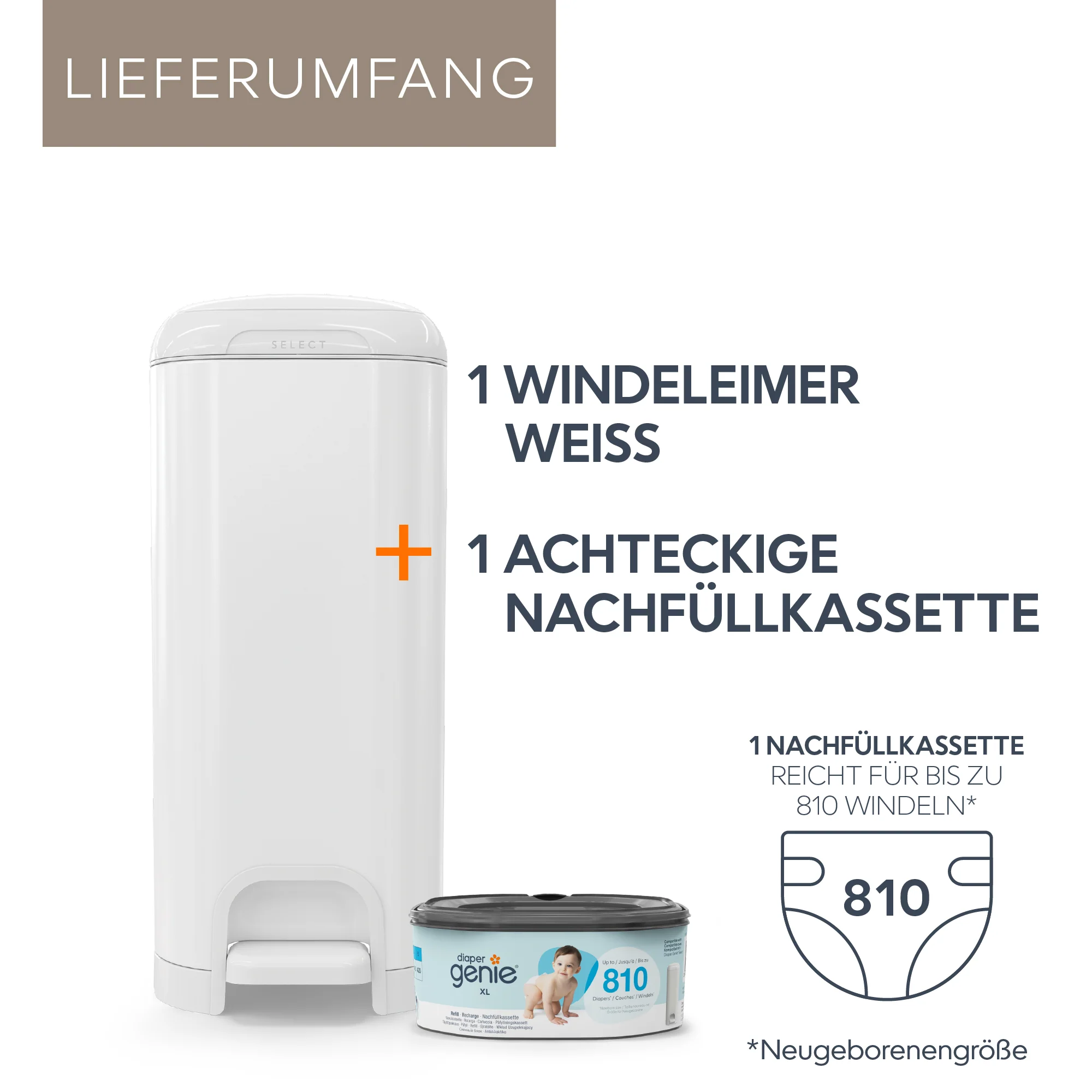 Diaper Genie® Select Nappy Bin System - Image 42