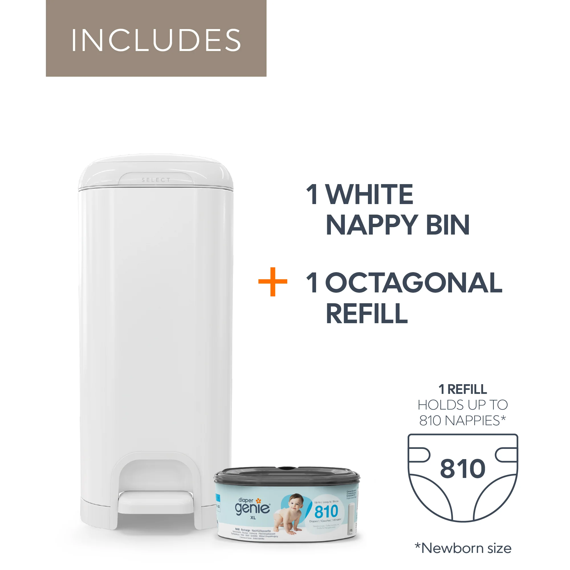 Diaper Genie® Select Nappy Bin System - Image 6