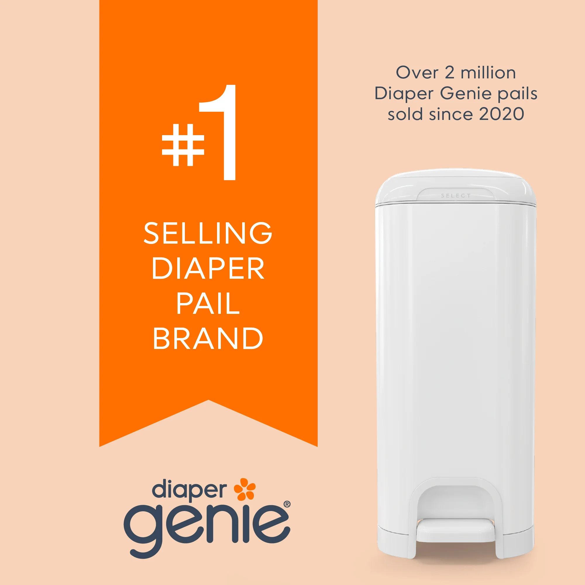 Diaper Genie® Jumbo Square Pail Refill - Image 9