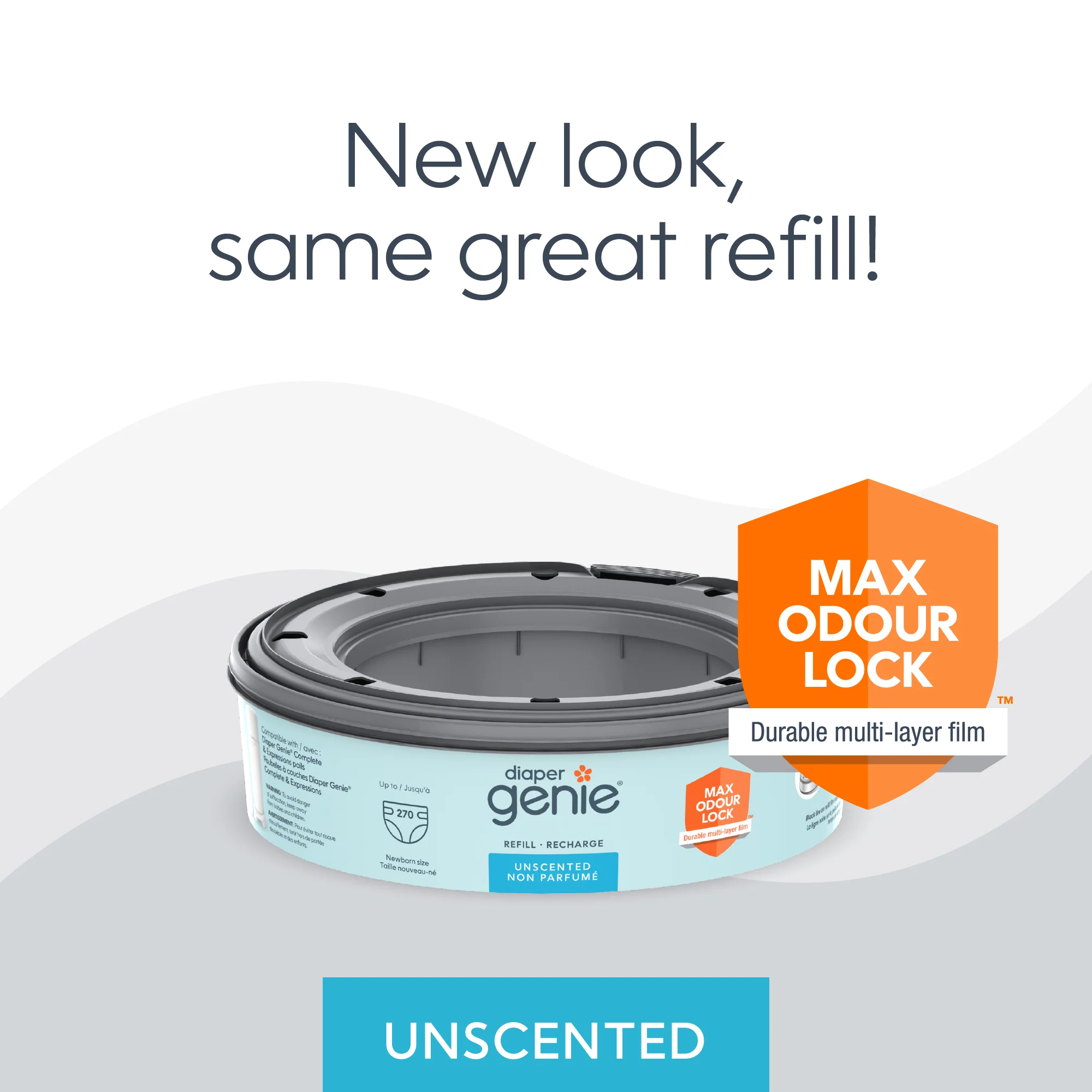 Diaper Genie® Unscented Round Refill - Image 2